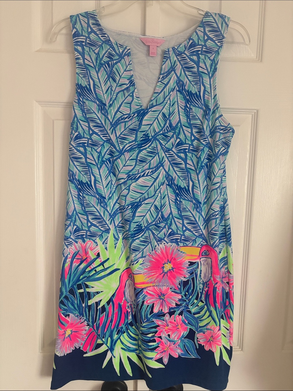 Lilly Pulitzer Tropical Toucan Print Mini Dress